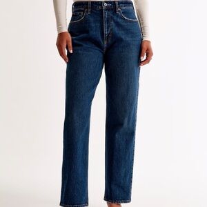 SOLD! Abercrombie & Fitch | High Rise Vintage Straight Jean in Dark Wash